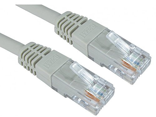 ALIDA SYSTEMS 0.25m Cat6 Ethernet Cable, High Speed and Reliable - Grey