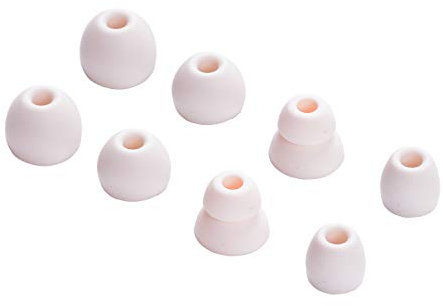 Replacement Eartips Silicone Earbuds Buds Set for Powerbeats Pro Beats Wireless Earphone Headphones,4 Pair (Lvory)