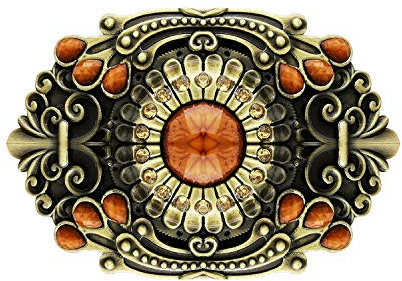 YOQUCOL Indianer Gürtelschnalle Bronze Bohemian Indian Style Gürtelschnalle für Herren