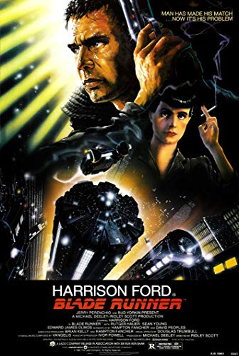 Theissen Blade Runner Poster Borderless Vibrant Premium Movie Poster - Matte Poster Frameless Gift 11 x 17 Zoll (28 x 43 cm) *IT-00127