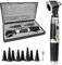 SCIAN Otoscope - Ear Infection Detector Otoscopes and Pocket Ear Scope - Otoscopes with Light Includes Hard Plastic Case - Suitable for Adults, Doctors - Available in Multiple Colors (Black)