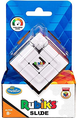ThinkFun - 76459 - Rubik's Slide - eine Neue Herausforderung für Fans des original Rubik's Cubes 3x3. EIN tolles Geschenk für Jungen und Mädchen ab 8 Jarhren.