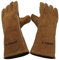 Extreme Heat Resistant Leather Gloves - 16 Long, 932°F Heat Protection for Tig/Mig Welding, Wood Stove, Oven, BBQ Grill, Pot Holding & Animal Handling - One Size Fits All Men & Women