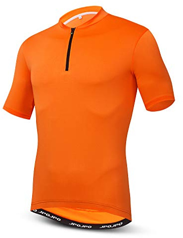 Herren Fahrradtrikot Kurzarm Outdoor Bike Bekleidung mit 3 Gesäßtaschen