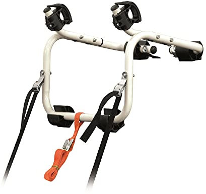 Fahrradträger Heckträger Perzzo BDG 1 Fahrrad kompatibel mit HYUNDAI I20 von 2009 bis 2013 - MAX 17 kg - Stahl weiß
