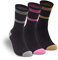 TopActive | Calcetines de Ciclismo Altos para Hombres y Mujeres | Calcetines Deportivos de Ciclismo Transpirables para Montaña, Spining, Ciclismo de Ruta | Pack de 3, talla 42-44