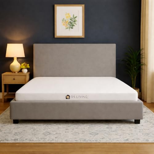 DS Living Pureflex Orthopaedic Memory Foam Mattress – Back Pain Relief, Breathable Material, UK Made, CertiPUR, Fire Safe, Washable Cover. Size 4ft6 Double Mattress (135 x 190cm) Depth 5 inch