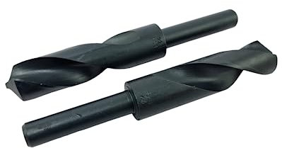 22mm HSS Blacksmith Drill Bit - Reduced Shank For Steel Aluminium Copper Wood & Plastics
