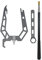 Horoper Mooring Rope Dock Hook, Boat Docking Threader, for Your Home and Outdoor U Type Mooring Rope Threader Dock Hook Cable Wire Guider Ship Parking Tool