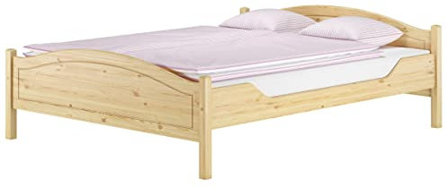 Überlanges Doppelbett in Landhausstil 160x220 Kiefer Echtholzbett Zubehör wählbar V-60.30-16-220, Ausstattung:ohne Zubehör