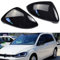 Kakulkomen 1 Paio Calotta Specchio Retrovisore Sinistra Destra Coperchi a specchio laterale per V-W Golf MK7 7.5 GTI 7 Golf 7 R (nero)