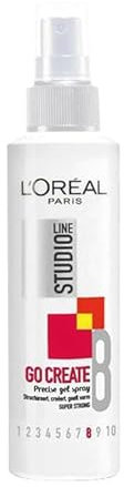 LOréal Paris 6er Pack - LOréal Studio Line Precise Gel Spray – Go Create Nr. 8 – 150 ml