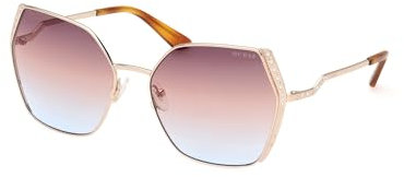 GUESS Unisex GU7843-S Sonnenbrille, Gold/Other, 61