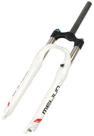 XINGLUOY Forcella Ammortizzata for Bici,Forcella Meccanica in Lega di Alluminio Forcella Ammortizzata Anteriore 1-1/8”