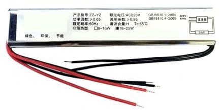 FANNIXI Ballast électronique Ballasts électroniques T4 T5 8-15W 18-25w Universel AC 220V 50Hz lentille Phare redresseur Miroir Avant Lampe Fluorescente Ballast(Size:8-15w)
