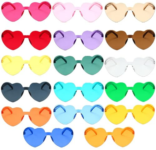 Irunfast 17 bicchieri da festa a forma di cuore