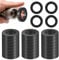 50PCS Rubber Washer Shower Hose Head Washers Water Gaskets for 1/2 Fixed Shower Head/Handheld Shower Hose Connector, Soft Silicone Garden Hose Gasket Creates a Seal to Prevent Leakage