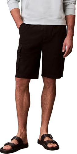 Calvin Klein Herren Cargo Shorts Cotton Pull On Knielang