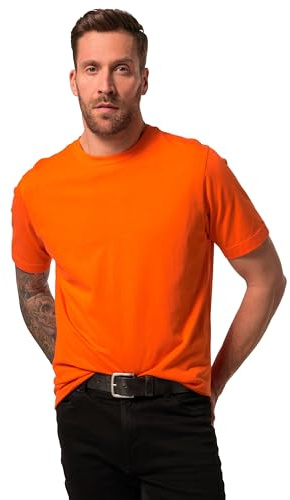 JP 1880 Herren große Größen Übergrößen Menswear L-8XL T-Shirt, Basic, Rundhals, gekämmte Baumwolle, bis 8XL