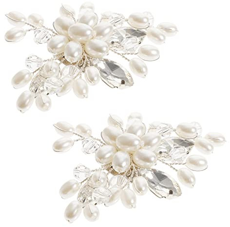 BESTYASH Gioielli per Scarpe da Donna con Tacchi Fermagli con Fibbia in Strass Facili da Indossare E Togliere per Matrimoni E Occasioni Speciali