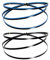 SFQEVHRZ Bandsägeblatt， 2 Stück SK5 1065 x 5 x 0,35 mm S TPI 14/24 for Proxxon Micro Bandsäge MBS/E Bandsäge(14 TPI)