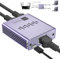 Obllemn Switch Ethernet 2 Porte, Splitter Ethernet Gigabit da 1 a 2 Switch Ethernet 1000Mbps, Divisore di Internet LAN con Cavo Type-C, per Computer, HUB, Router, Set-Top, TV e Altro