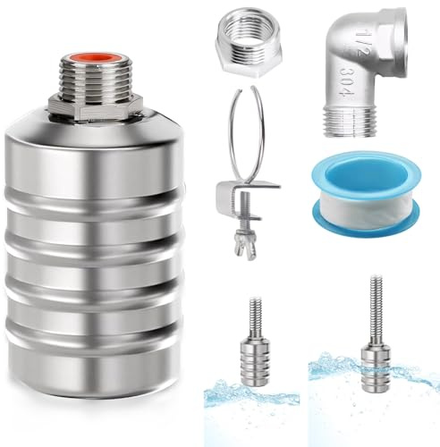 Schwimmventil 1/2'' oder 3/4'', Automatisches Wasserstandsregelventil