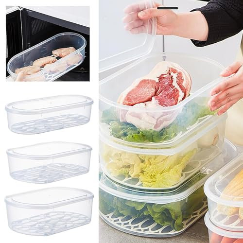 Generisch Meal prep Boxen, lunchbox, Vorratsdosen, Behälter mit Deckel, Frischhaltedosen mit deckel, Frischhaltedosen PP mit Deckel, Vorratsdosen, Brotdose erwachsene, Satch brotdose, (L)