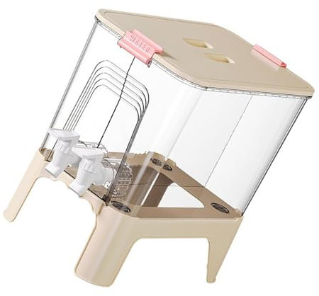 Dispensador rectangular de bebidas de 6,5 L con filtro para café, leche, tés helados y limonadas