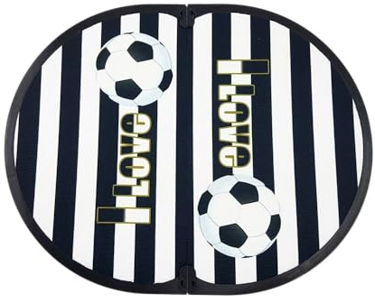 Sportissimo Bloisi, Fitfeet tappetino poggiapiedi bianco/nero in microfibra