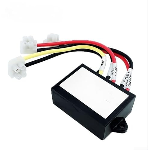 Honseadek 150W MPPT Laderegler für Batterie mit Lichterkennung, 16-25V Eingang, IP67 wasserdicht, schwarz, kompatibel mit WS-M150-Serie Straßenlaternen-Sensor (WS-M151-14.6V)