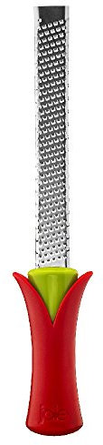 Joie Kitchen Gadgets Harold Import Co. Joie 30777 Blossom Grate Zester, Stainless Steel, Red/Silver