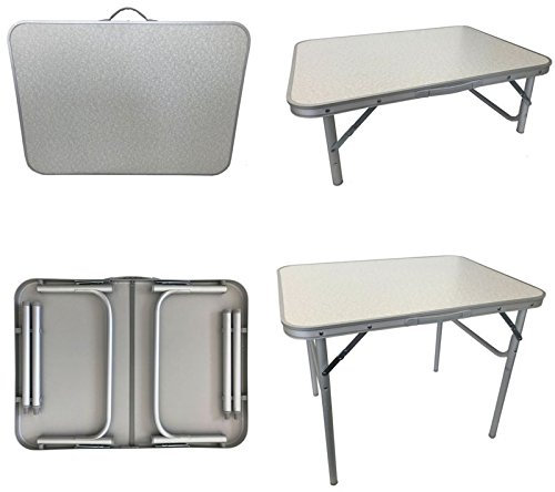 Megaprom Universal Alu Gartentisch Campingtisch Balkontisch Beistelltisch Klapptisch Koffertisch Klappbar