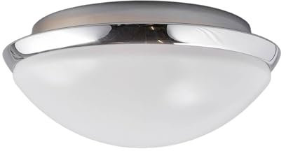 Lindby Deckenlampe 'Mijo' (spritzwassergeschützt) (Modern) in Chrom u.a. für Badezimmer (1 flammig, E27) - Bad Deckenleuchte, Lampe, Badezimmerleuchte