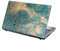 TaylorHe 13-14 inch Laptop Skin Vinyl Decal with Colorful Patterns and Leather Effect Laminate MADE IN England Sparkles in Sky