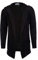 CARISMA Herren Strickjacke Herren Jacke mit Kapuze 7601, Black, S