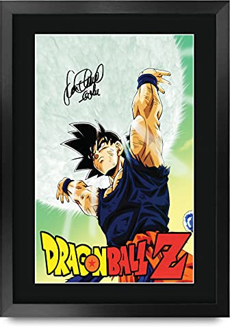 HWC Trading A3 FR Dragonball Z Sean Schemmel Geschenke gedruckt Autogramm Bild für TV-Fanartikel Fans Signed - A3 Eingerahmt