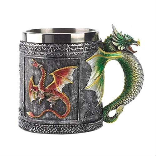 Bronze Age Tazas creativas de Juego de Tronos con grabado en 3D, de acero inoxidable, para vino tinto, whisky, vasos y