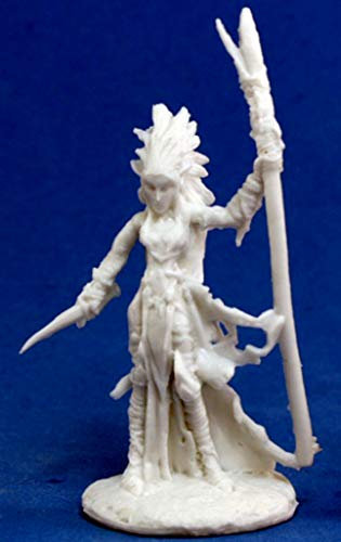 Pechetruite 1 x LIELA MAGE ELF Noir - Reaper Bones Miniature zum Rollenspiel Kriegsspiel - 77121