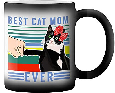Best Cat Mom Ever Vintage Black Magic Tasse Mug