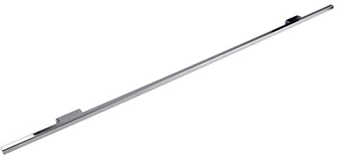 FACKELMANN LED-Aufsatzleuchte für Spiegel/Maße (B x H x T): ca. 89 x 2,8 x 3,8 cm/hochwertige LED-Leuchte für zusätzliche Beleuchtung im Bad und WC/Aufsatzlicht für Badspiegel/Farbe: Silber
