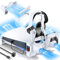 PS5 Horizontal Stand with 3-Level Cooling Fans - PS5 Accessories Controller Charging Station