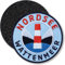 Klettpatch - Nordsee Wattenmeer 62 mm gestickt/Klett-Patch Patch Patches Klett Abzeichen auf Kleidung Rucksack/Leuchtturm Meer Strand Küste Urlaub/Blau