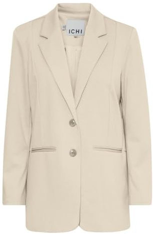 ICHI Damen Ihkate Oversize Lässiger Business-Blazer, 151308/Doeskin, M EU