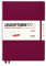 LEUCHTTURM1917 367691 Wochenkalender & Notizbuch Master (A4+) 2024, mit Extraheft für Adressen und Jahrestage, Port Red, Deutsch, 12 Monate