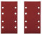 kwb 5 Stück Schleifpapier Professional (93 x 185 mm, gelocht, Körnung 180 für Holz, Metall & Farbe, für Schwingschleifer mit Klett-Trägerplatte und Absaugsystem, Sparpack) (Packung mit 2)