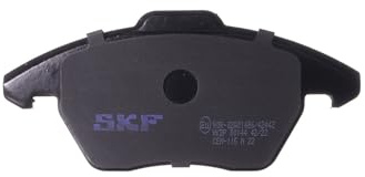 SKF Scheibenbremse Bremsbelag VKBP 80144-4er Set - Position Vorderachse Höhe 93mm Länge 203mm Breite 131mm Dicke 20mm - OE Qualität