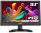 JaiHo 13,3 Zoll Klein HDMI Monitor, 1080P IPS Bildschirm (1920x1080), Full HD 60Hz LED Bildschirm Display mit HDMI/VGA/BNC, für Laptop/PC/CCTV/DVR/Xbox, Integrierten Lautsprechern