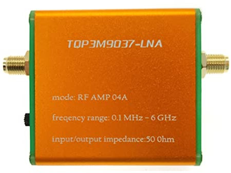 Louttary 100K-6GHz Full-Band Amplifier High Linearity Ultra-Low Noise Gain Amplifier (No Battery)