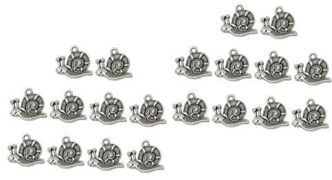 EXCEART 20 Stk Medaillon Charm-anhänger Selber Machen Schneckenzauber Schmuck Tier